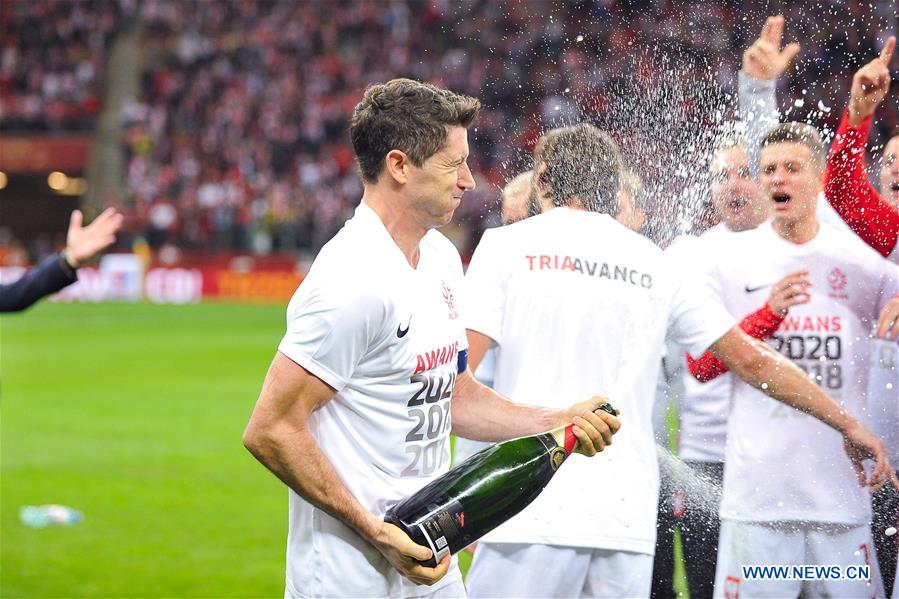 (SP)POLAND-WARSAW-SOCCER-EURO 2020 QUALIFIER-POLAND VS NORTH MACEDONIA