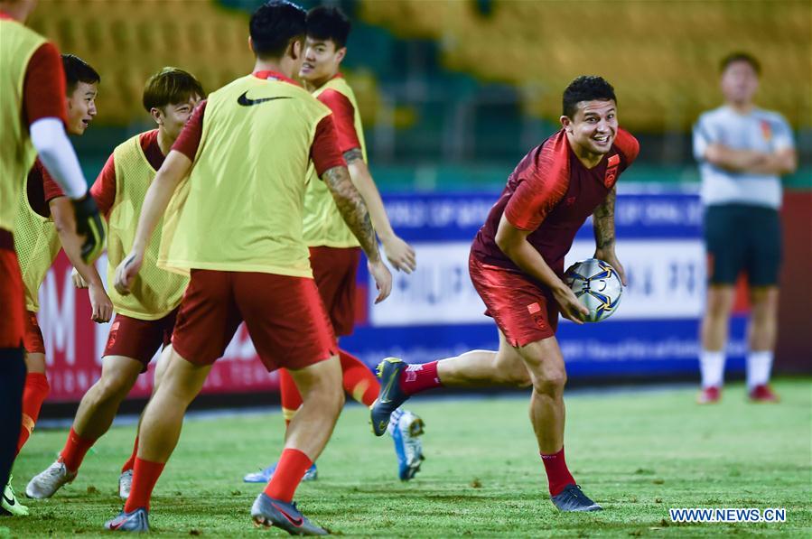 (SP)PHILIPPINES-BACOLOD-SOCCER-WORLD CUP QUALIFICATION-TRAINING SESSION