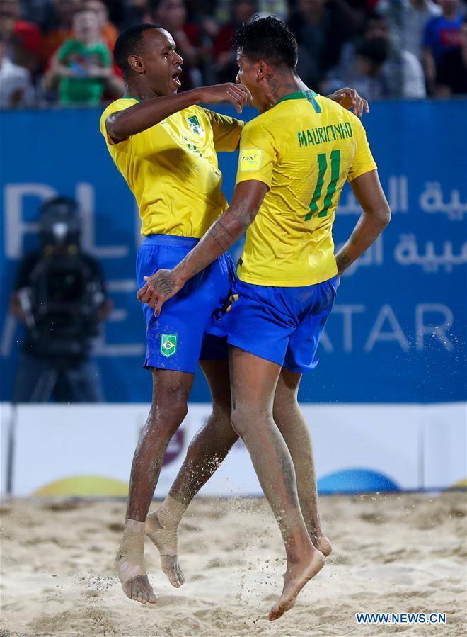 (SP)QATAR-DOHA-WORLD BEACH GAMES-BEACH SOCCER