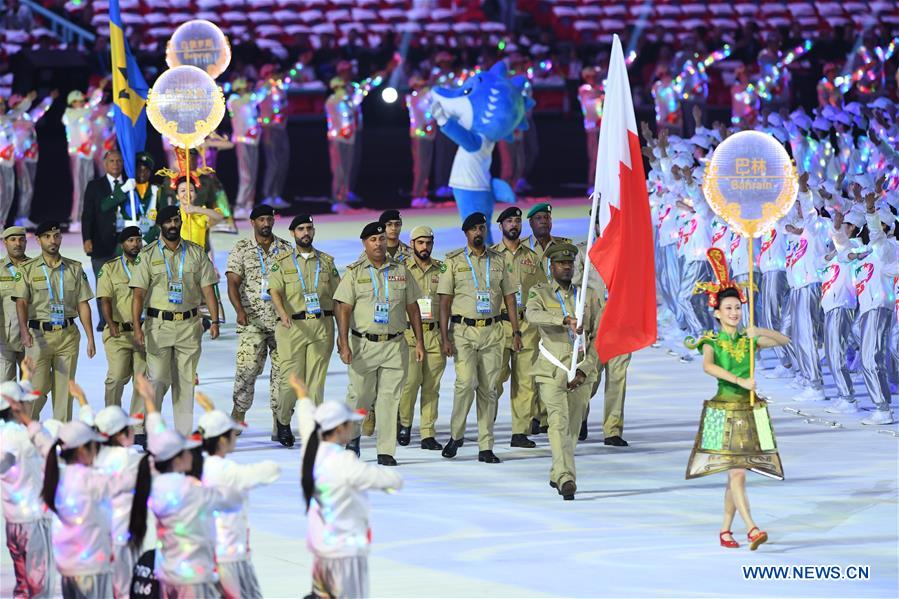 (SP)CHINA-WUHAN-7TH MILITARY WORLD GAMES-OPENING CEREMONY