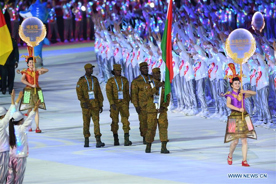 (SP)CHINA-WUHAN-7TH MILITARY WORLD GAMES-OPENING CEREMONY