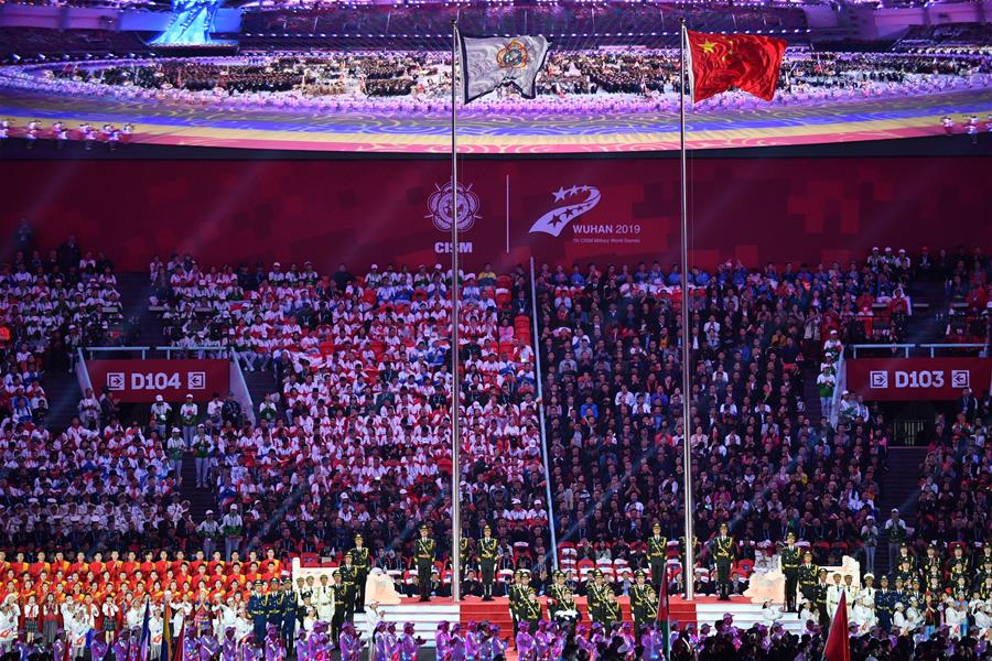 (SP)CHINA-WUHAN-7TH MILITARY WORLD GAMES-OPENING CEREMONY