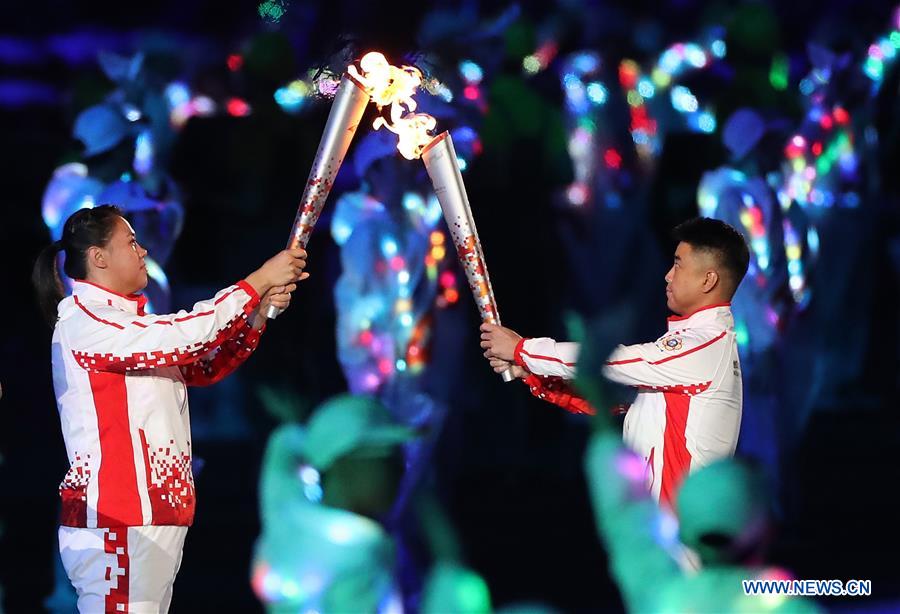 (SP)CHINA-WUHAN-7TH MILITARY WORLD GAMES-OPENING CEREMONY