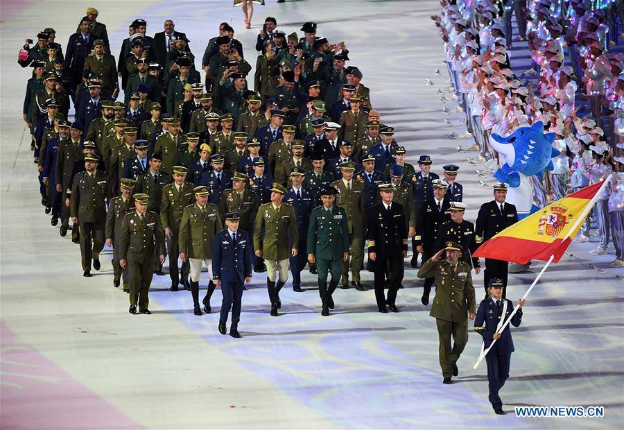 (SP)CHINA-WUHAN-7TH MILITARY WORLD GAMES-OPENING CEREMONY