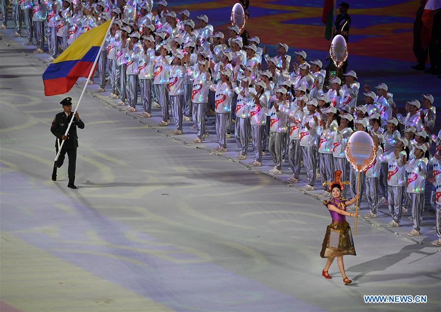 (SP)CHINA-WUHAN-7TH MILITARY WORLD GAMES-OPENING CEREMONY