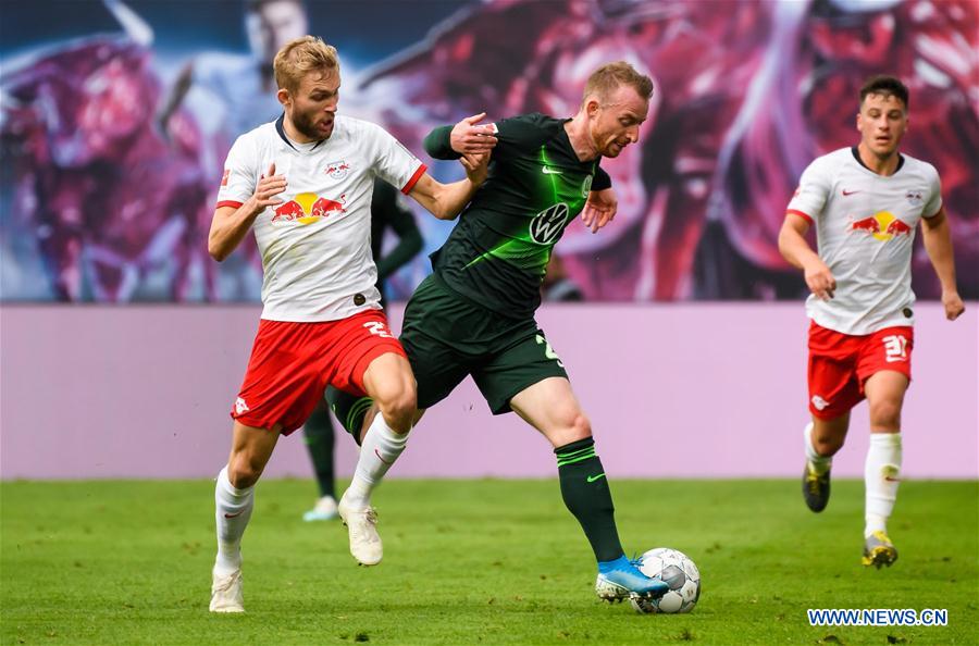 (SP)GERMANY-LEIPZIG-SOCCER-BUNDESLIGA-LAIPZIG VS WOLFSBURG