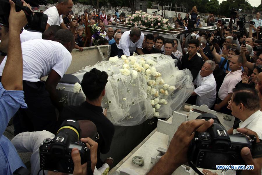 CUBA-HAVANA-BALLERINA-ALICIA ALONSO-PAYING RESPECT