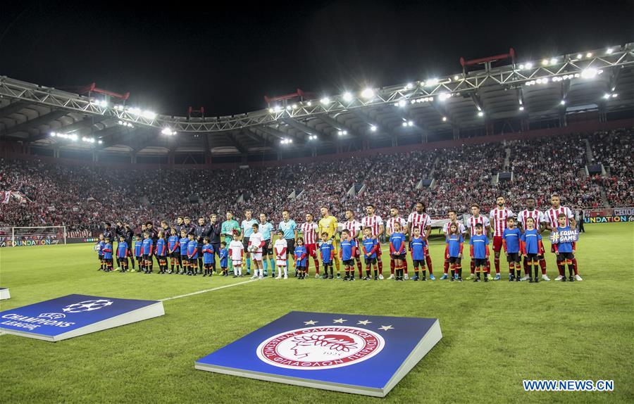 (SP)GREECE-PIRAEUS-SOCCER-UEFA CHAMPIONS LEAGUE-OLYMPIACOS VS BAYERN MUNICH