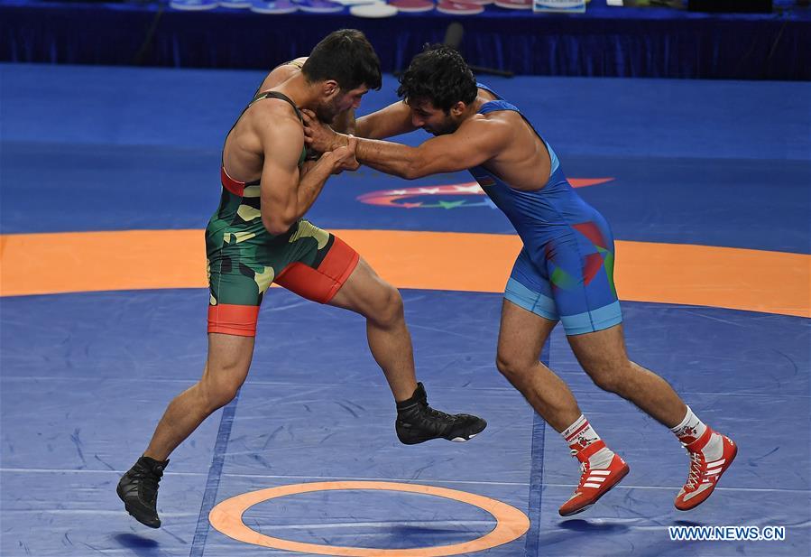 (SP)CHINA-WUHAN-7TH MILITARY WORLD GAMES-WRESTLING(CN)