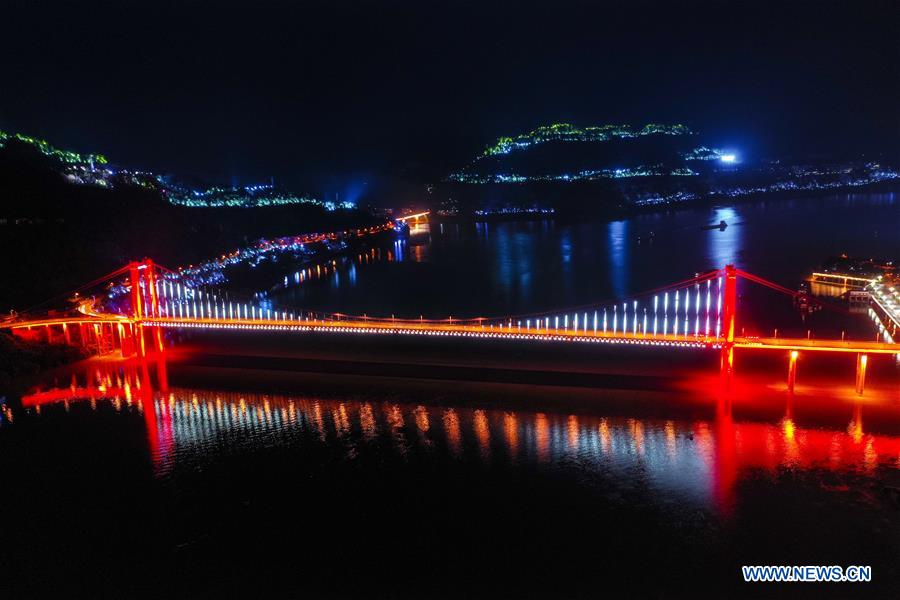 CHINA-CHONGQING-THREE GORGES RESERVOIR-YANGTZE RIVER-NIGHT VIEW (CN)