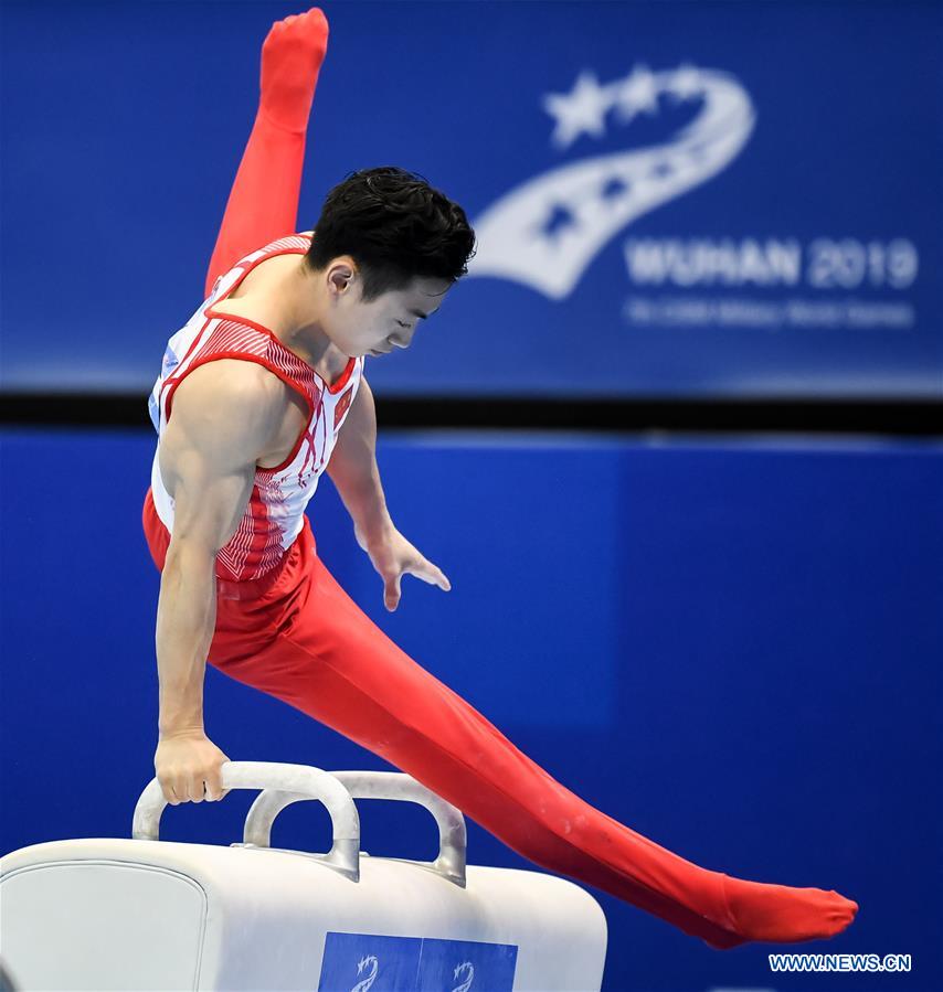 (SP)CHINA-WUHAN-7TH MILITARY WORLD GAMES-ARTISTIC GYMNASTICS