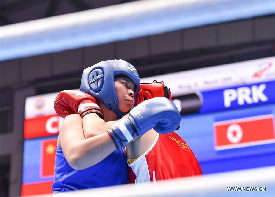 (SP)CHINA-WUHAN-7TH MILITARY WORLD GAMES-BOXING