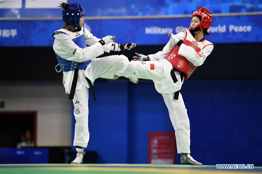 (SP)CHINA-WUHAN-7TH MILITARY WORLD GAMES-TAEKWONDO