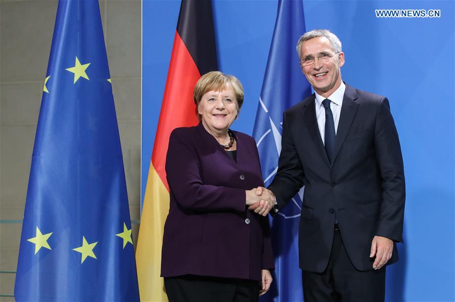 GERMANY-BERLIN-NATO-STOLTENBERG-VISIT