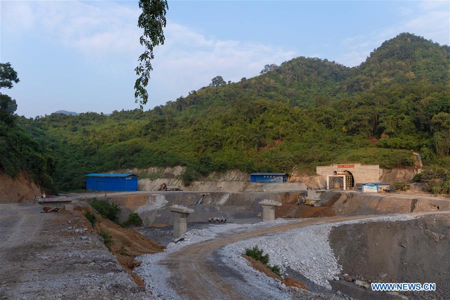 LAOS-CHINA-RAILWAY TUNNEL-CONSTRUCTION-BREAKTHROUGHS