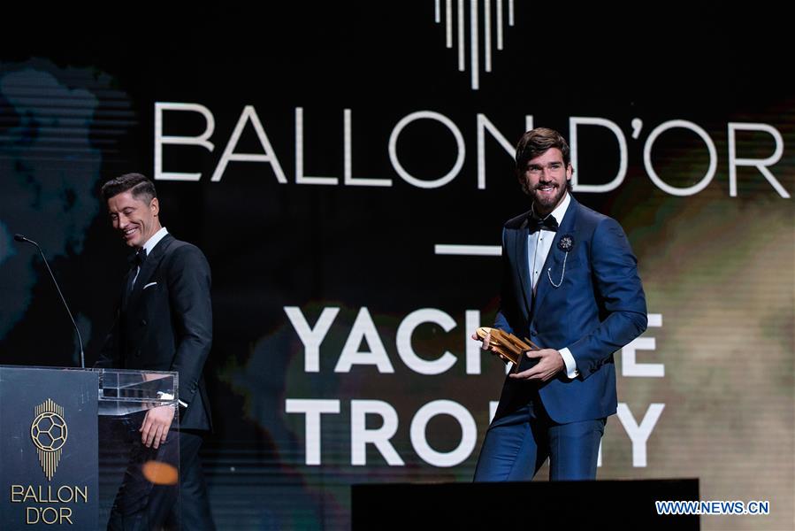 (SP)FRANCE-PARIS-SOCCER-BALLON D'OR 2019 AWARDS