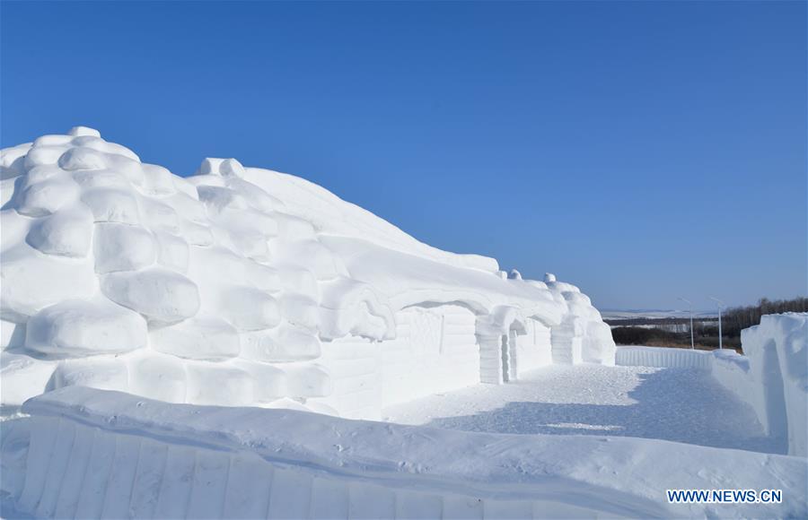 CHINA-INNER MONGOLIA-YAKESHI-WINTER SCENERY (CN)