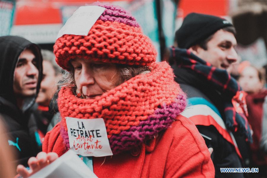 FRANCE-PARIS-PROTESTS-PENSION REGIME-OVERHAUL