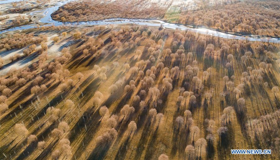 (InTibet)CHINA-TIBET-YARLUNG ZANGBO RIVER-WINTER SCENERY (CN)