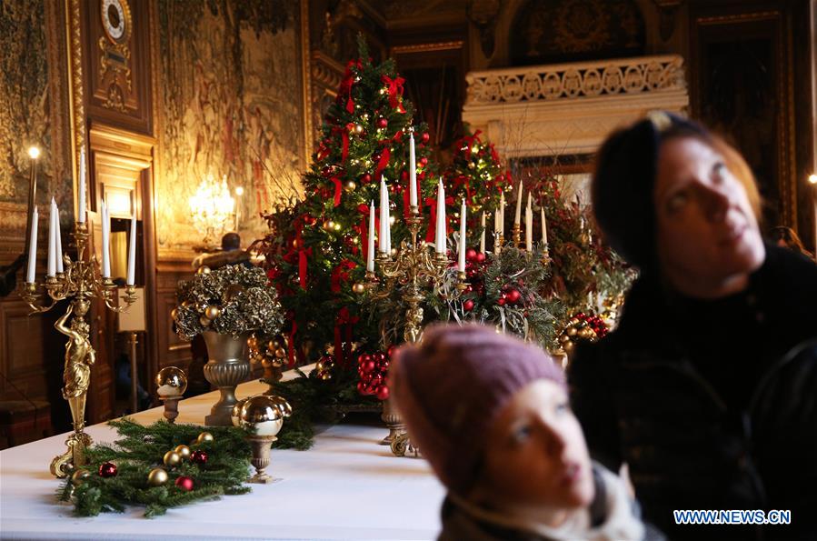 FRANCE-CHANTILLY CASTLE-FESTIVAL-DECORATIONS