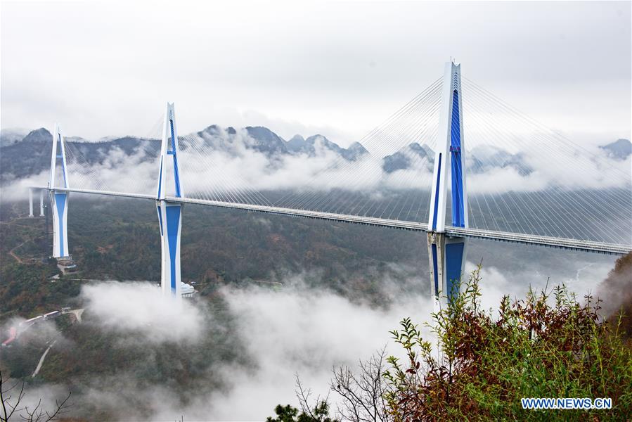 CHINA-GUIZHOU-PINGTANG-MEGA BRIDGE-OPENING TO TRAFFIC(CN)