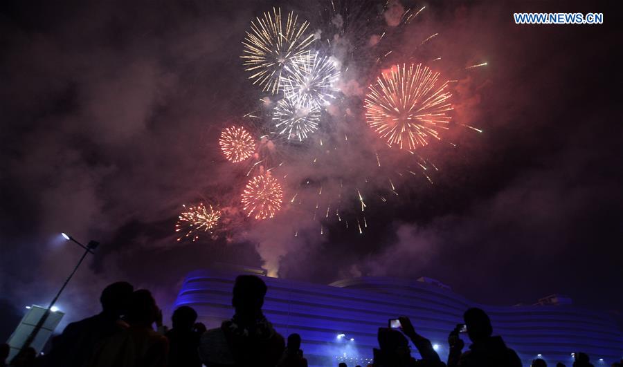 PAKISTAN-RAWALPINDI-NEW YEAR CELEBRATION-FIREWORKS