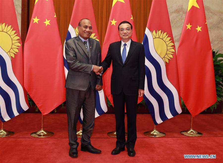 CHINA-BEIJING-LI KEQIANG-KIRIBATI-PRESIDENT-MEETING (CN)