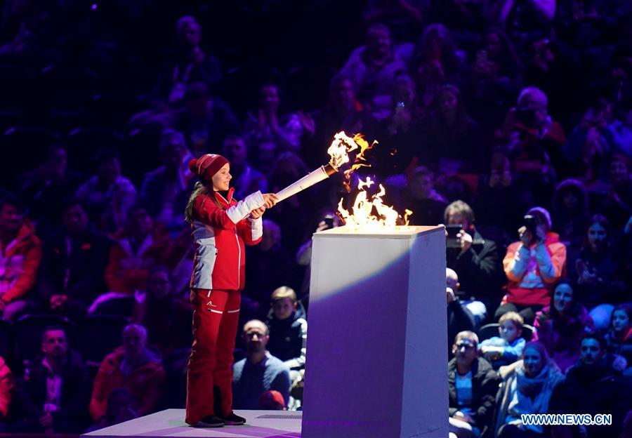 (SP)SWITZERLAND-LAUSANNE-3RD YOUTH WINTER OLYMPIC GAMES-OPENING CEREMONY