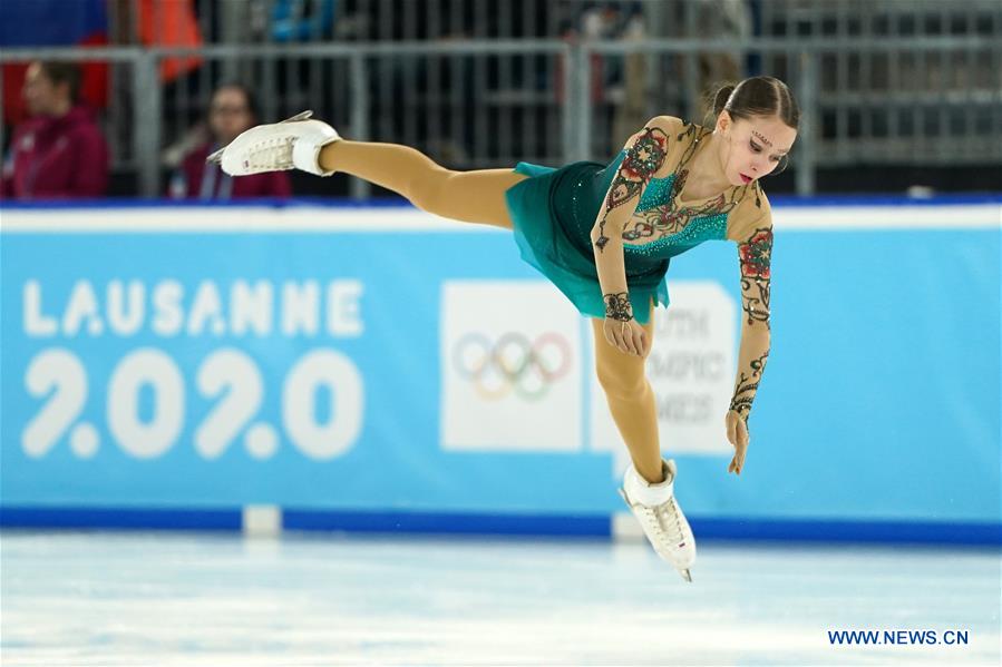 (SP)SWITZERLAND-LAUSANNE-WINTER YOG-FIGURE SKATING-WOMEN'S SINGLES SKATING