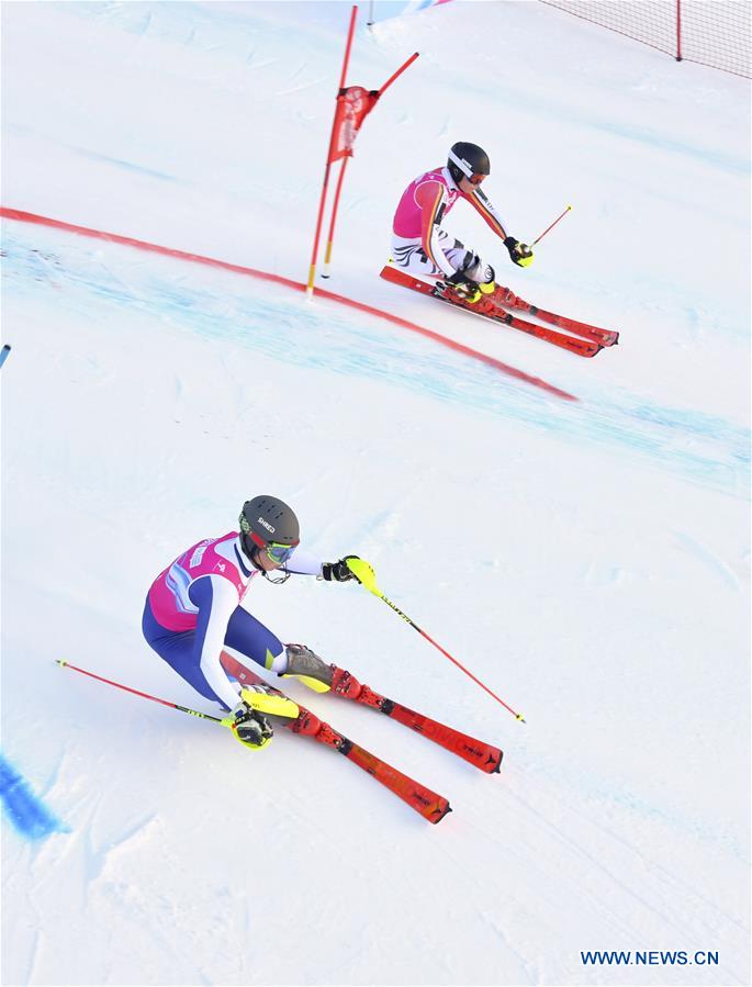 (SP)SWITZERLAND-LES DIABLERETS-WINTER YOG-ALPINE SKIING-PARALLEL MIXED TEAM