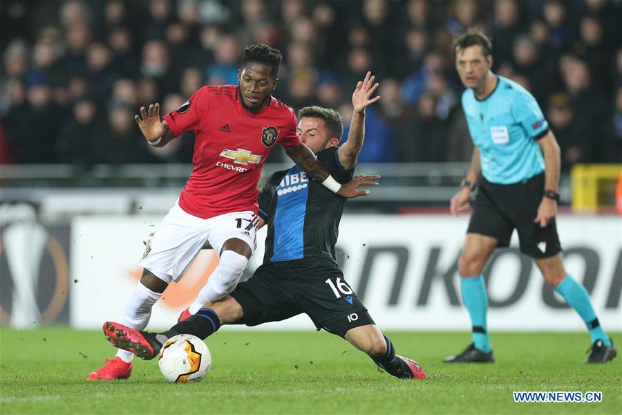 (SP)BELGIUM-BRUGES-EUROPA LEAGUE-CLUB BRUGGE VS MAN. UTD.