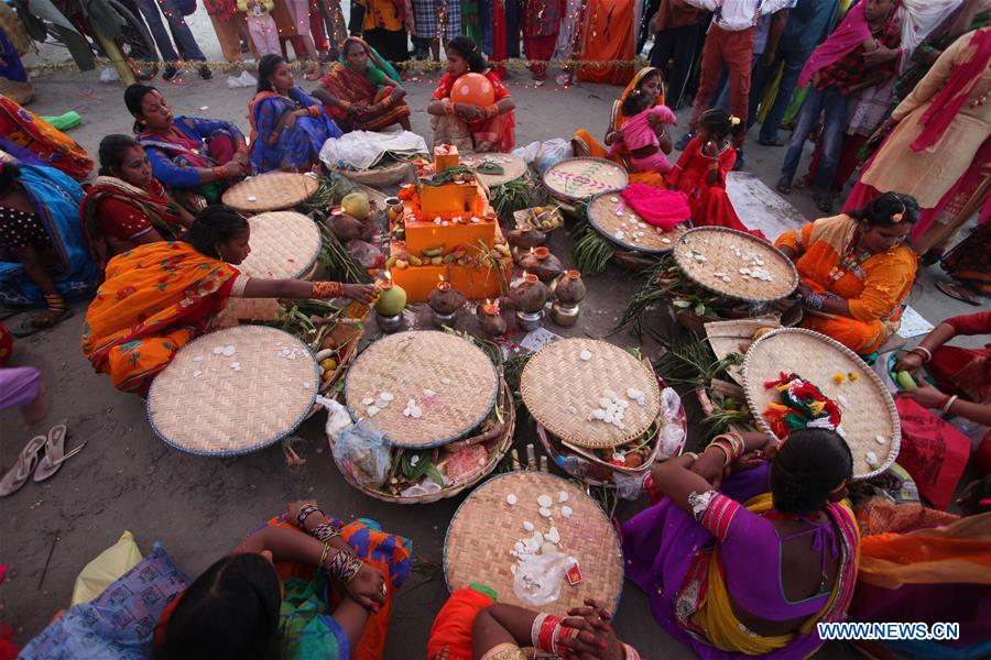 NEPAL-CHITWAN-CHHATH FESTIVAL