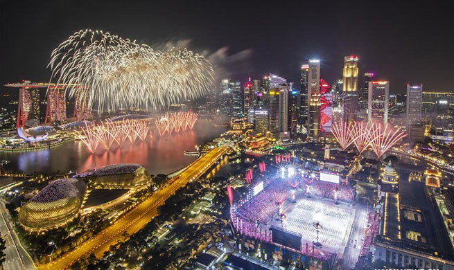 National Day Parade rehearsal held in Singapore