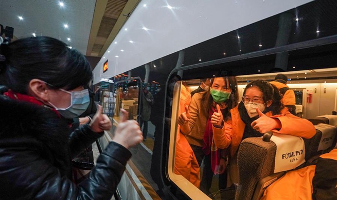 Medical staff from across China provide medical aid for Wuhan