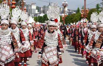 Miao Sisters Festival celebrated in southwest China's Guizhou