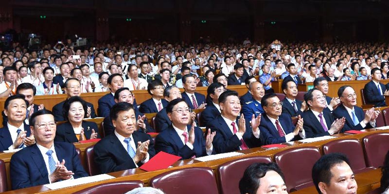 Chinese leaders attend concert marking CPC 95th birthday