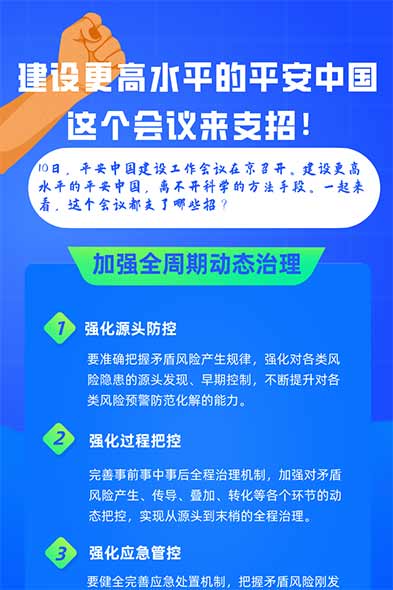 建設(shè)更高水平的平安中國(guó) 這個(gè)會(huì)議來(lái)支招！