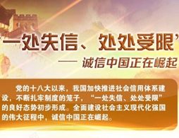 圖解：“一處失信、處處受限”——誠信中國正在崛起