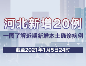 河北新增20例，一圖了解近期新增本土確診病例