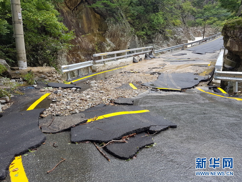 （國際）（5）臺風(fēng)“海神”過境韓國致2人失蹤