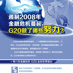 【G20系列圖解】遏制2008年金融危機蔓延 G20做了哪些努力？