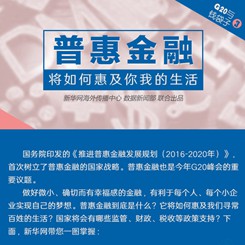 【G20系列圖解】普惠金融將如何惠及你我的生活？