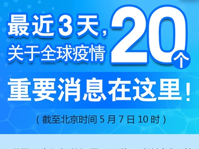 【圖解】最近3天，關(guān)于全球疫情20個(gè)重要消息在這里！